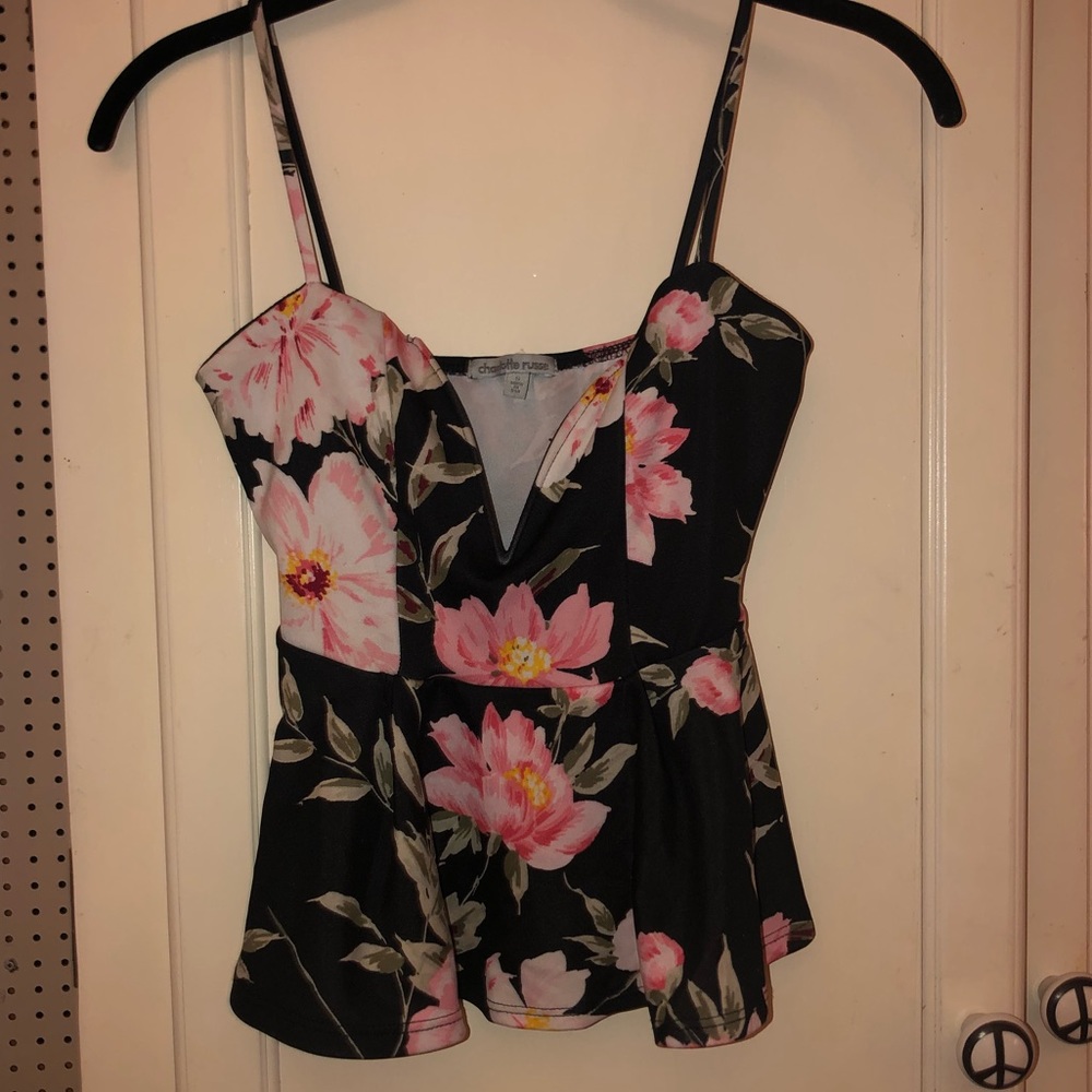 Cute floral print shirt